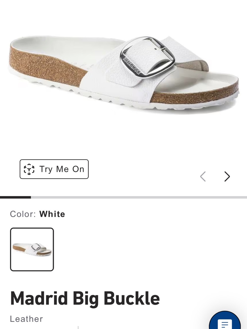Birkenstock White Single-Buckle Madrid Sandals for Women - Picture 2 of 7